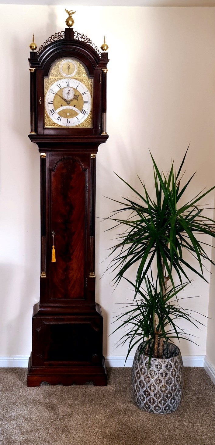 London Mahogany Longcase clock